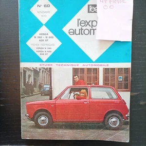 Revue technique Honda N 360 N 600 N 600 GT Rta honda N360 N600 Gt - Picture 1 of 16