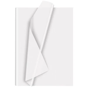 60 Sheets White Tissue Paper Art Gift Wrapping Tissue Paper Bulk for DIY Craf... - Picture 1 of 6