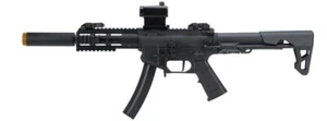 King Arms Airsoft PDW 9mm SBR AEG Electronic Rifle Marker Gun Black - Picture 1 of 1