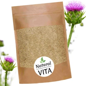 ORGANIC MILK THISTLE SEED POWDER Premium Quality Ground Seed NATURAL & PURE - Picture 1 of 4