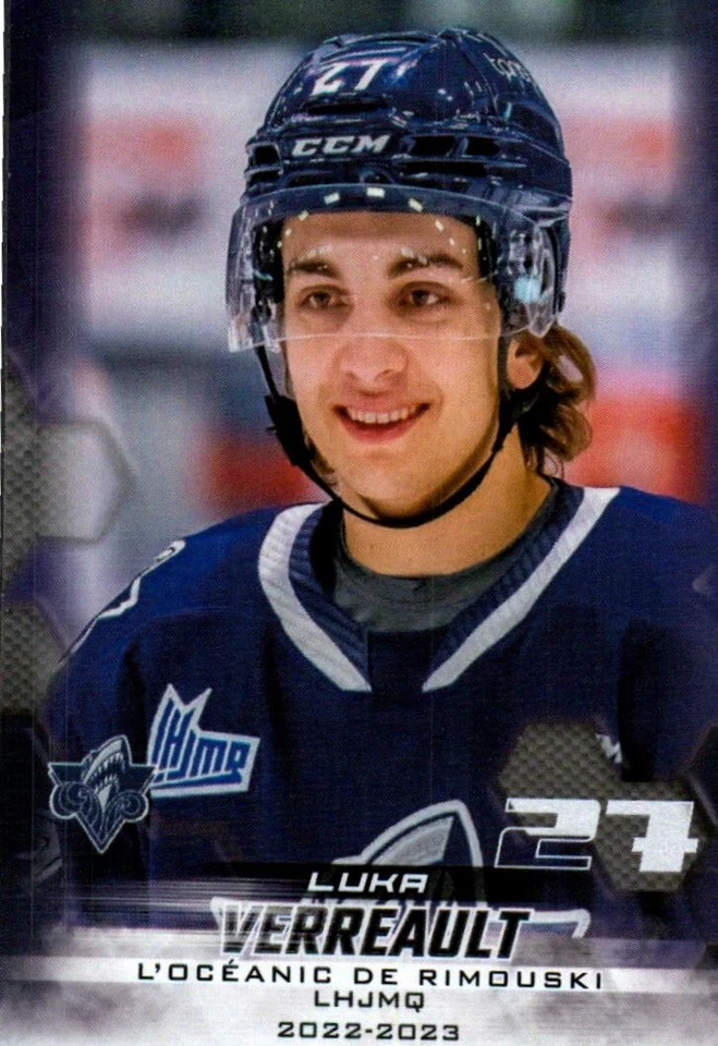 Luka Verreault 2022-23 Rimouski Oceanic - Image 1 of 1