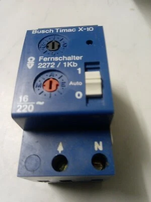 Busch-Jaeger Timac X-10 Fernschalter 2272/1Kb              (388077) - Bild 1 von 2