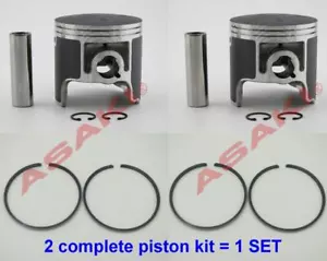 Kit de pistones para embarcaciones personales PWC YAMAHA 700 - STD (62T-11631-00 + anillo) X2 - Imagen 1 de 3