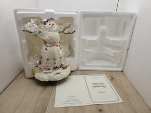 Lenox Schneemann Heavenly Gathering Angel Lynn Bywaters Vogel Skulptur 8,5" Neu. A18 - Bild 1 von 9