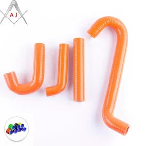 Orange For 1989-1999 Yamaha FZR600R FZR 600 R Silicone Radiator Coolant Hose - Imagen 1 de 9
