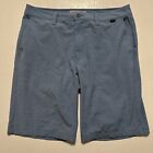 Travis Mathew 32 x 10" All In Blue Proceed With Caution Performance Shorts