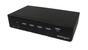 StarTech.com 4-Port KVM Switch With Built-in USB 3.0 Hub - SV431DPU3A2 / Grade B - Picture 1 of 6