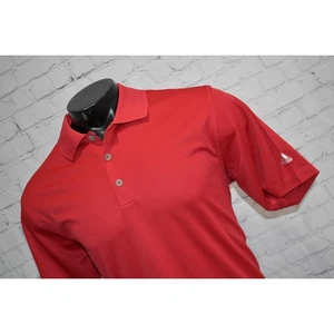 Adidas Golf Polo Shirt Mens Size Large Polyester Performance ClimaLite Pink - Picture 1 of 6