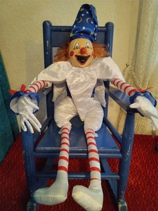 POLTERGEIST CLOWN PUPPE HALLOWEEN HORROR DISPLAY PROP - SPUK GRUSELIG 3' GROSS - Bild 1 von 4