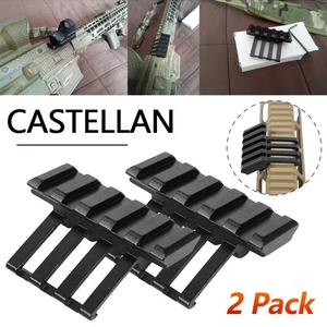2/4Pack Low Profile Tactical 45 Grad Offset Winkel Montage Picatinny Weaver Rail - Bild 1 von 20