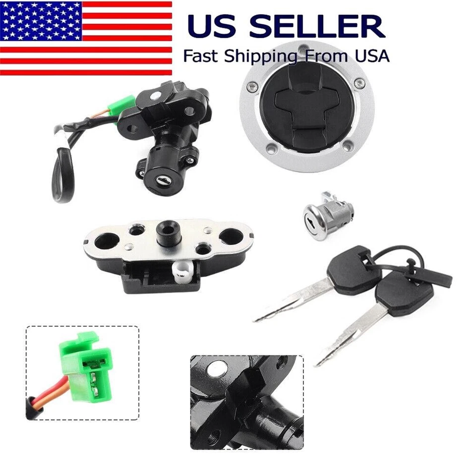 NUEVO Juego de bloqueo Igntiton Swtich tapa del tanque de gasolina apto para Suzuki GSX250R 2018-2022 Foto 1 de 4