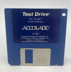 TEST DRIVE ACCOLADE Amiga 512 Computer Game Disk Only - Picture 1 of 2