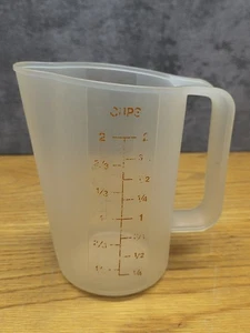 Tupperware Messkanne 1669-4 rote Markierungen einige verblassen siehe Bilder - Bild 1 von 4