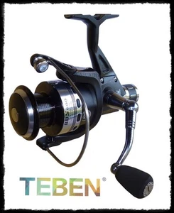 mulinello Teben BBS 3000 frizione posteriore pesca spinning bolognese mare lago - Foto 1 di 1