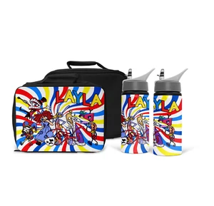 Bottiglia d'acqua personalizzata INCREDIBILE CIRCO DIGITALE per bambini e/o borsa da pranzo - Foto 1 di 6