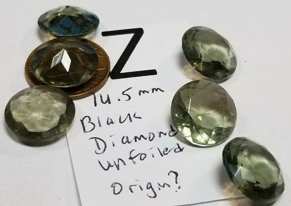 2 enormes diamantes de imitación mezcla tamaño 12 mm 14 mm 17 mm 15 mm 25 mm checo WG Swarovski lote 2028 Foto 1 de 1