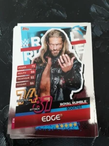 WWE SLAM ATTAX RELOADED EDGE MIRROR FOIL NEW TOPPS - Picture 1 of 1
