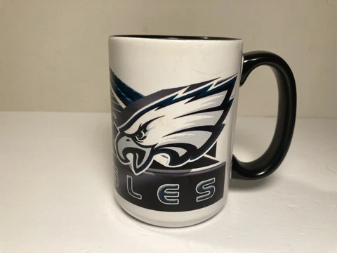 NFL Philadelphia Eagles Coffee Cup Mug Football 4.75” Cover