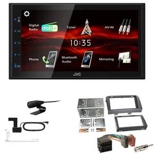 JVC KW-M180DBT 2DIN DAB+ Autoradio für Fiat Croma 2005-2010 schwarz - Bild 1 von 5