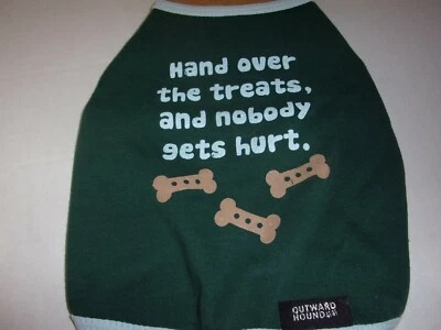 Hand Over the Treats tank shirt Dog S new pet puppy Outward Hound small - Изображение 1 из 2