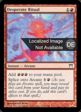 1X Desperate Ritual - Champions of Kamigawa - German, NM/EX MTG CARD