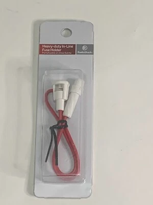 20 gauge Heavy-Duty In-Line Fuse Holder for 5x20mm Glass Fuses up to 5A, New - Изображение 1 из 2