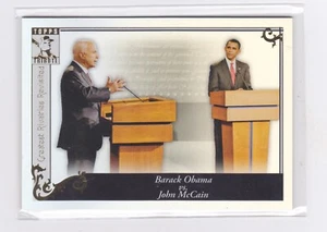 2010 Topps Tribute - Greatest Rivalries Revisited - Obama vs McCain - #GR-96 - Picture 1 of 2