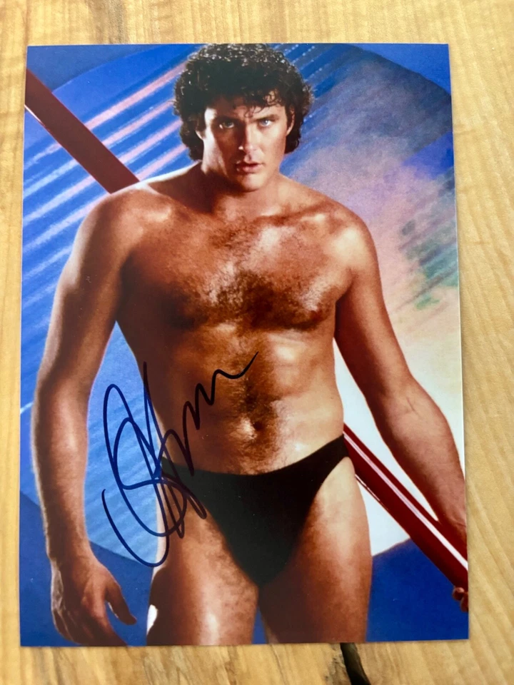 David Hasselhoff BAYWATCH 13x18 cm Signiertes Foto | Autogramm / Autograph - Bild 1 von 1