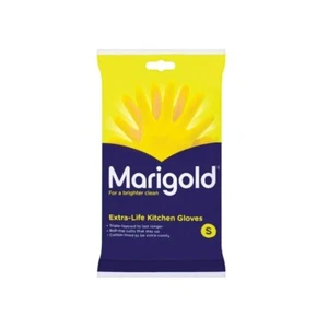 Marigold Unisex Gloves, Marigold Extra Life Kitchen Gloves Small, Yellow Search - Picture 1 of 5