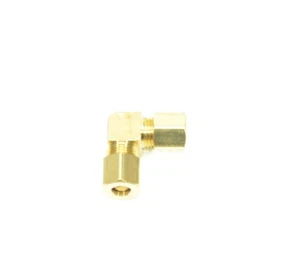 1/4" Tube OD Compression Elbow Copper Pipe Tube Fitting 90 Degree Water Oil Gas - Picture 1 of 6