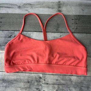 Lululemon Flow Y Nila Bra Light Support A-C Cups in Raspberry Cream Sz 12 - Picture 1 of 6