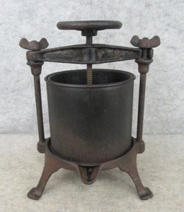 Prensa de frutas de cocina vintage de hierro fundido Wrightsville Brighton #2 - Imagen 1 de 19