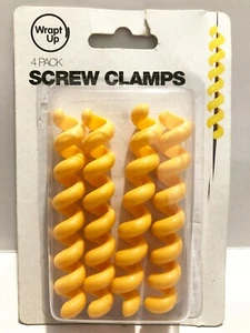 4 packs Screw Clamps Group cables together - Foto 1 di 1