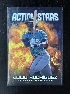 2023 Topps Update Julio Rodriguez Action Stars #AS-20 Seattle Mariners - Picture 1 of 2