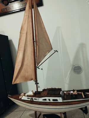 veliero in legno fatto a mano - Immagine 1 di 4