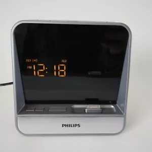 Philips AJ5300D/37 Sveglia Stereo IPod Dock-AM/FM-Cordata-Testata Funzionante - Foto 1 di 13