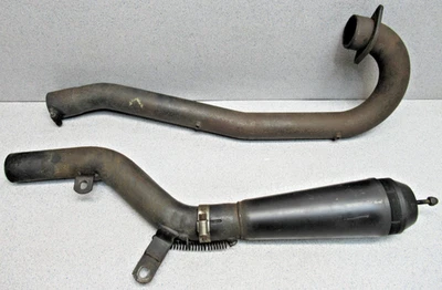 SISTEMA DE ESCAPE VINTAGE YAMAHA TT500 TT 500 XT500 XT AHRMA SUPERTRAPP Foto 1 de 4