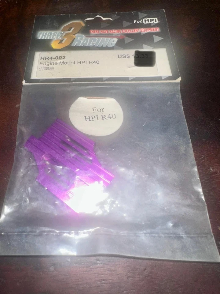 3RACING HR4-002 ENGINE MOUNT HPI R40 - Image 1 of 1