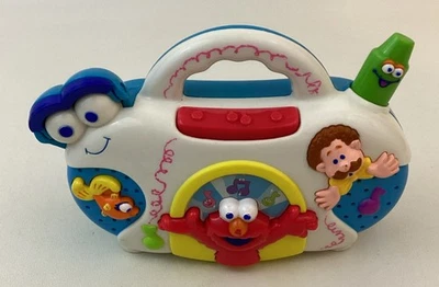 Sesame Street Rock With Elmo Radio Boom Box Toy Elmo's World Vintage 2004 - Image 1 of 4