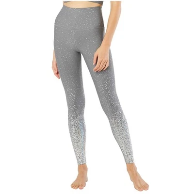 Beyond Yoga Sportflex Aleación Ombre Cintura Alta Midi Yoga Leggings Gris Plata S Foto 1 de 4