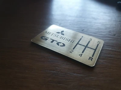 Mitsubishi GTO Decorative gear plaque 3000 GT VR4 3000GT VR-4 - Image 1 of 3