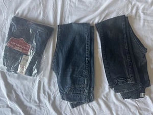 Lot of 3 LEVI's 511 slim boy’s jeans size 10 – BRAND NEW & Used - Picture 1 of 3