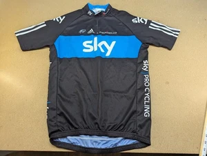 Adidas Team SKY Mens Cycling Jersey Size XL UCI Pinarello Racing Bicycle Black - Picture 1 of 12