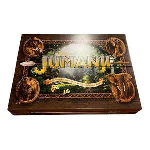 Jumanji Wood Fold Up Board Game Complete Game All Pieces Here - Picture 1 of 6