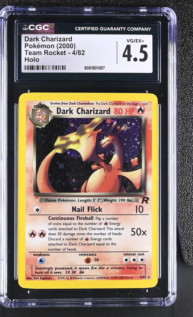 ポケモンカードゲーム pokemon card Dark Charizard Darkness Charizard Pokémon TCG Team Rocket Individual Collectible
