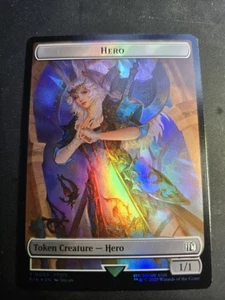 MTG Magic the Gathering Final Fantasy FOIL Karte Hero 0009 / Treasure Token 0023  - Bild 1 von 3