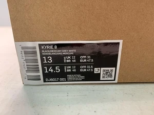 Nike Kyrie 8 'Orca' Gr. 13 Mercury/Grey (DJ6017-001) NEU - Bild 1 von 5