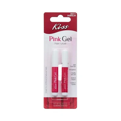 Pegamento de uñas gel rosa IBGL04 paquete de 2 leer descripción Foto 1 de 4