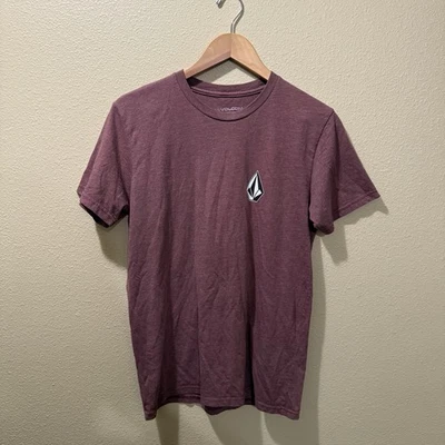 Men’s Medium Volcom Burgundy Heather Short Sleeve Graphic T-Shirt - Image 1 of 4