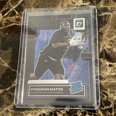 2022 Panini Donruss Optic Black Phidarian Mathis Rated Rookie Card /25! - Image 1 of 3
